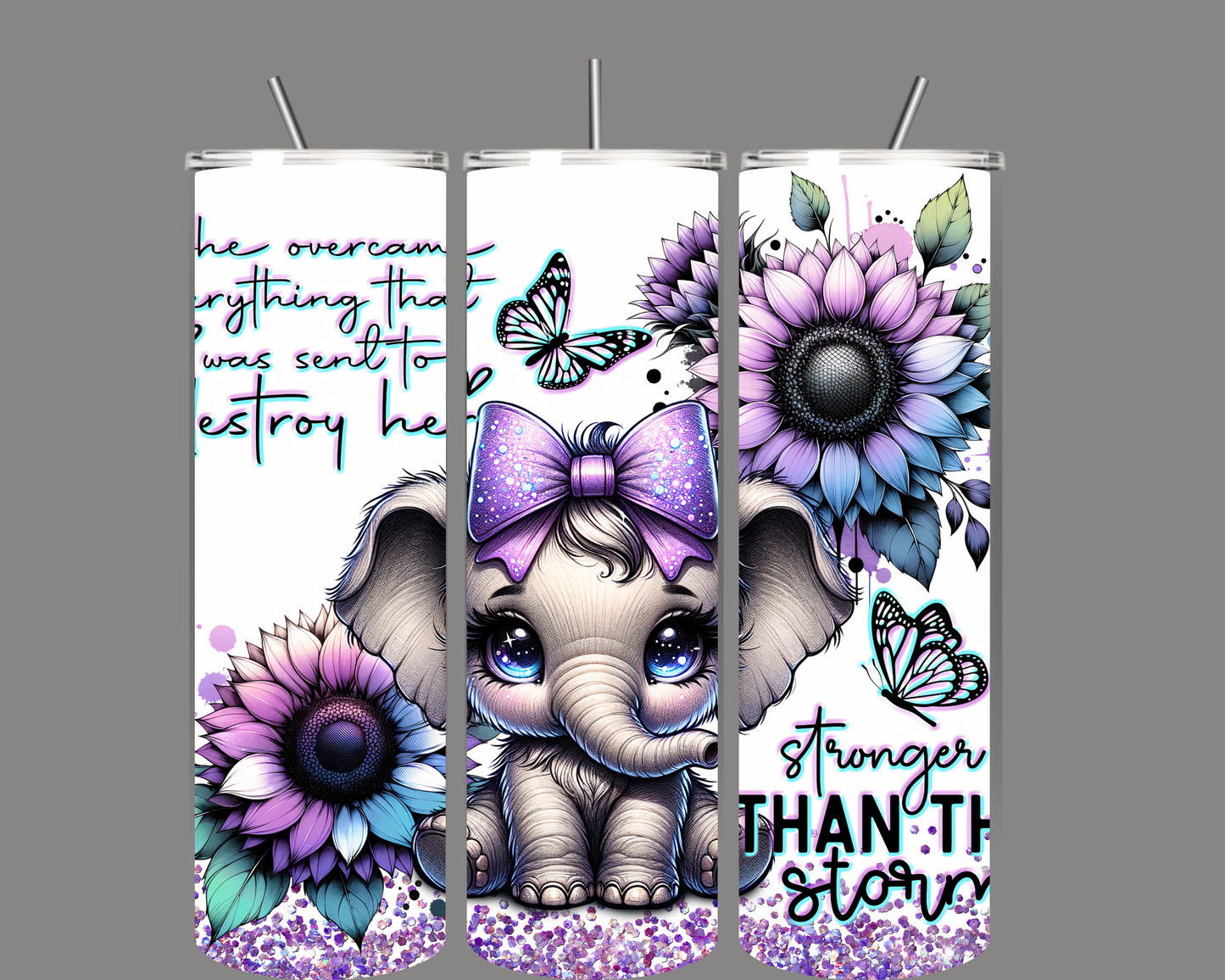 Elephant stronger than you think tumbler