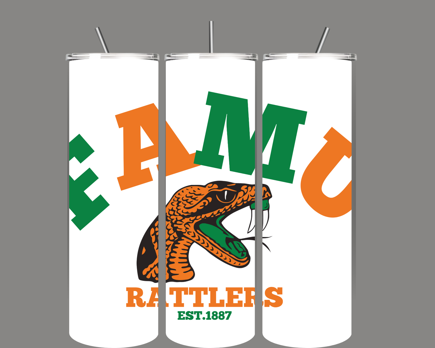 FAMU inspired 20oz tumbler