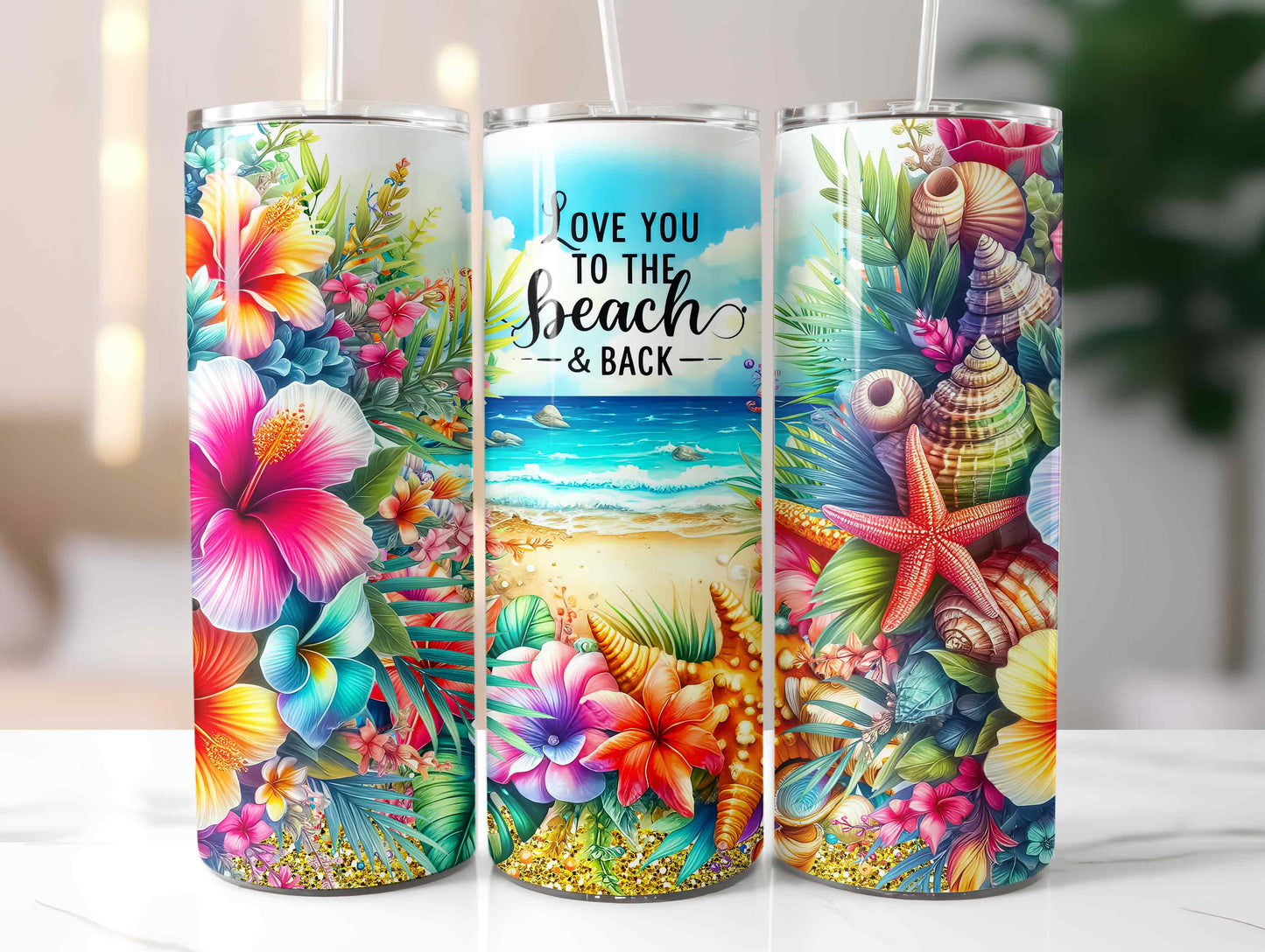 Love you to the Beach Tumbler